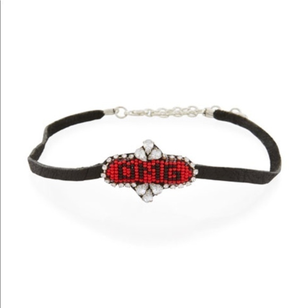 Berry Jewelry OMG beaded choker necklace!